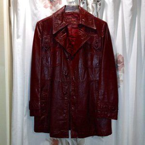 Vintage Etienne Aigner Men's Leather Coat